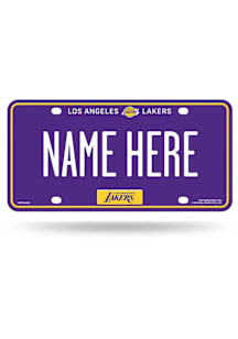 Los Angeles Lakers Personalized Car Accessory License Plate