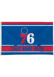 Philadelphia 76ers Personalized 3x5 Banner