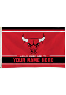 Chicago Bulls Personalized 3x5 Banner