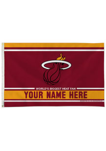 Miami Heat Personalized 3x5 Banner