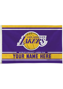 Los Angeles Lakers Personalized 3x5 Banner