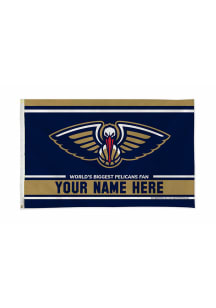 New Orleans Pelicans Personalized 3x5 Banner