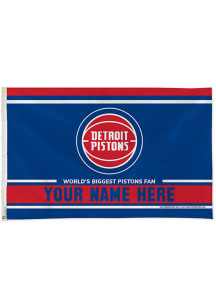 Detroit Pistons Personalized 3x5 Banner