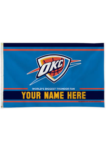 Oklahoma City Thunder Personalized 3x5 Banner