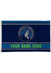 Minnesota Timberwolves Personalized 3x5 Banner