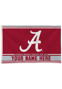 Alabama Crimson Tide Personalized 3x5 Banner