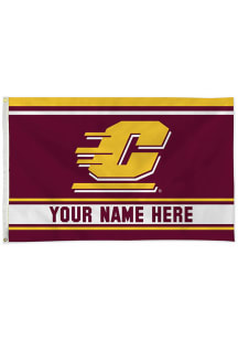 Central Michigan Chippewas Personalized 3x5 Banner