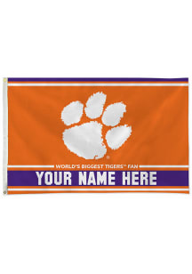 Clemson Tigers Personalized 3x5 Banner