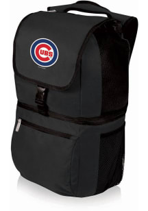Picnic Time Chicago Cubs Black Zuma Two Tiered Insulated Backpack