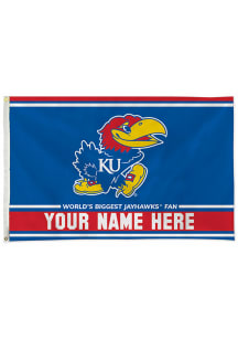 Kansas Jayhawks Personalized 3x5 Banner