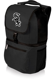 Picnic Time Chicago White Sox Black Zuma Two Tiered Insulated Backpack