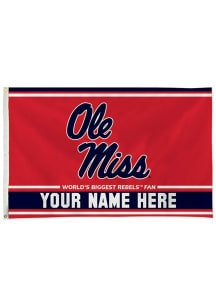 Ole Miss Rebels Personalized 3x5 Banner