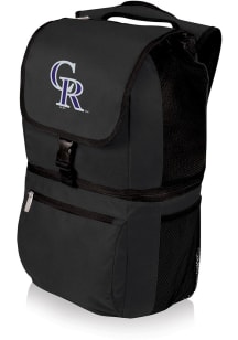 Picnic Time Colorado Rockies Black Zuma Two Tiered Insulated Backpack