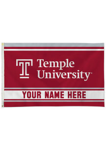 Temple Owls Personalized 3x5 Banner