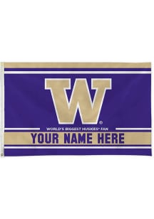 Washington Huskies Personalized 3x5 Banner