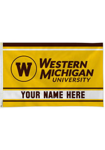 Western Michigan Broncos Personalized 3x5 Banner
