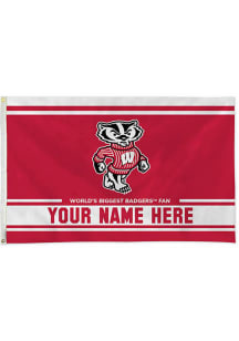 Wisconsin Badgers Personalized 3x5 Banner