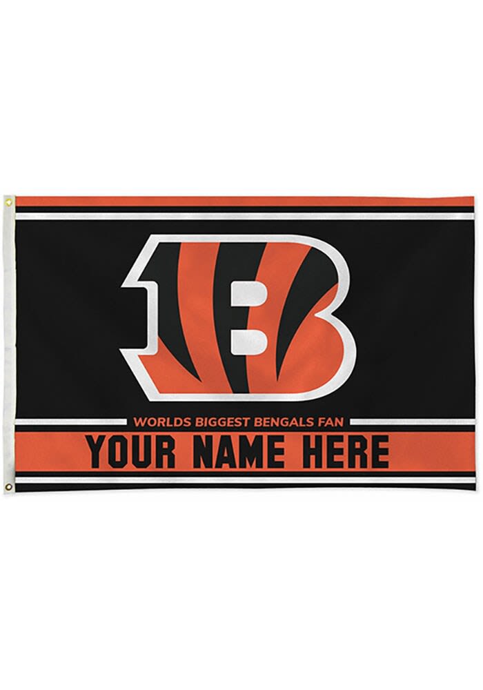 Cincinnati Bengals Personalized 3x5 Banner