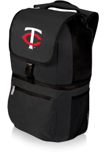 Picnic Time Minnesota Twins Black Zuma Two Tiered Insulated Backpack