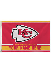 Kansas City Chiefs Personalized 3x5 Banner