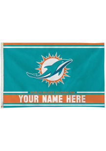 Miami Dolphins Personalized 3x5 Banner