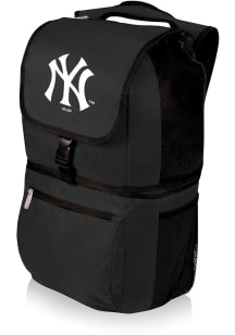 Picnic Time New York Yankees Black Zuma Two Tiered Insulated Backpack