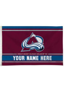 Colorado Avalanche Personalized 3x5 Banner
