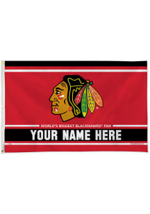 Chicago Blackhawks Personalized 3x5 Banner
