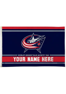 Columbus Blue Jackets Personalized 3x5 Banner