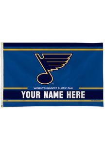 St Louis Blues Personalized 3x5 Banner