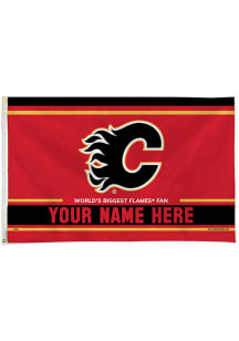 Calgary Flames Personalized 3x5 Banner