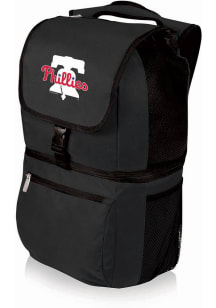 Picnic Time Philadelphia Phillies Black Zuma Two Tiered Insulated Backpack