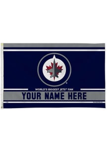 Winnipeg Jets Personalized 3x5 Banner