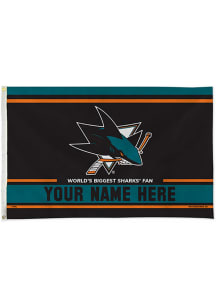 San Jose Sharks Personalized 3x5 Banner
