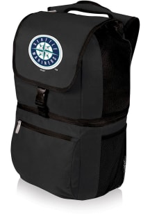 Picnic Time Seattle Mariners Black Zuma Two Tiered Insulated Backpack