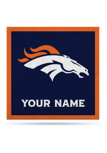 Denver Broncos Personalized Felt Banner