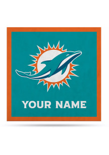 Miami Dolphins Personalized Felt Banner