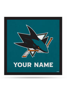 San Jose Sharks Personalized Felt Banner