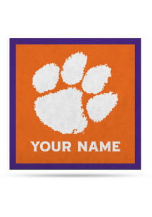 Clemson Tigers Personalized Felt Banner