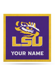 LSU Tigers Personalized Felt Banner