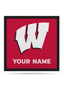 Wisconsin Badgers Personalized Felt Banner