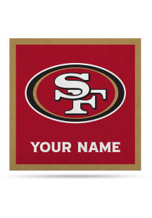 San Francisco 49ers Personalized Felt Banner