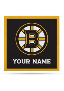 Boston Bruins Personalized Felt Banner
