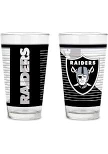 Las Vegas Raiders 2 Pack Pint Glass Drink Set