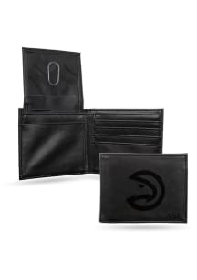 Atlanta Hawks Logo Personalized Laser Engraved Mens Bifold Wallet