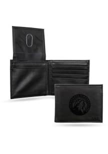Minnesota Timberwolves Logo Personalized Laser Engraved Mens Bifold Wallet