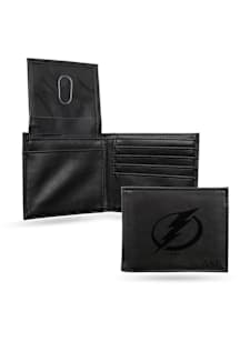Tampa Bay Lightning Personalized Laser Engraved Mens Bifold Wallet