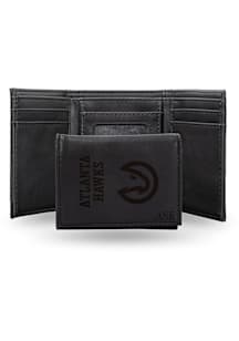 Atlanta Hawks Personalized Laser Engraved Mens Trifold Wallet