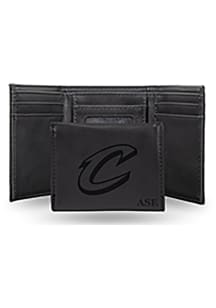 Cleveland Cavaliers Personalized Laser Engraved Mens Trifold Wallet