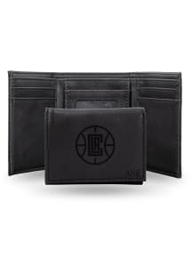 Los Angeles Clippers Personalized Laser Engraved Mens Trifold Wallet
